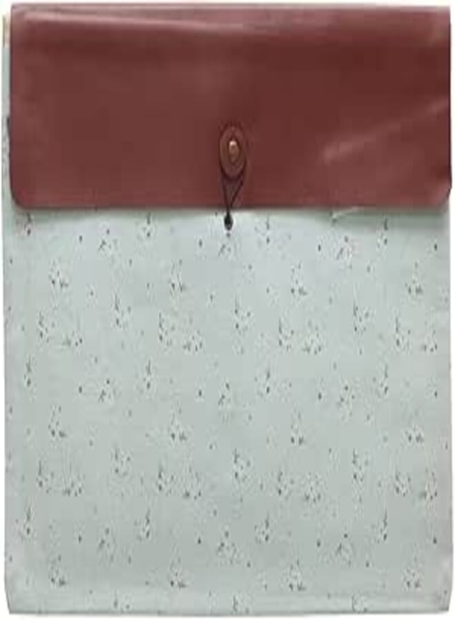 3A Linen And Leather A4 Wallet/Folder With Zipper For Office And School 24 * 33.5 cm - Multi Color